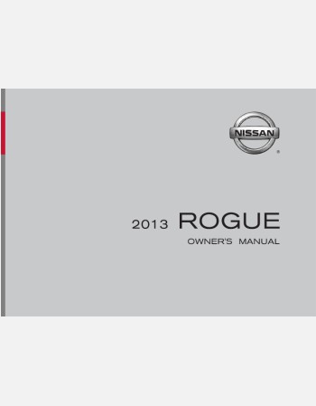 nissan rogue 2013 owners manual